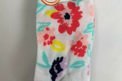 Comprar ahora: Wonder Nation Floral Butterfly Multicolor Socks Large 20 QTY NEW!
