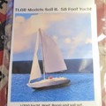 Selling with online payment: TLAR Models 1/700 58' Yacht Sail, Boom and Mast Kit Sail II