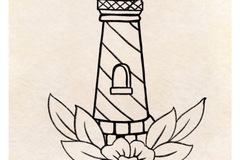 Tattoo design: Lighthouse