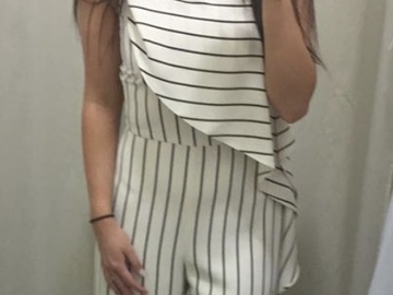 For Sale: Coast white and navy striped jumpsuit 