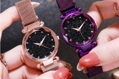 Buy Now: 30 Pcs Ladies Crystal Starry Magnetic Quartz Wristwatches