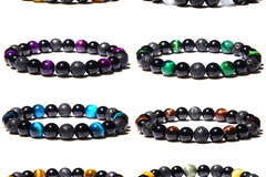 Buy Now: 35Pcs Handmade Mixed Natural Gemstone Bead Bracelets Jewelry