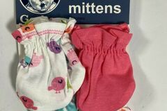 Buy Now: Gerber Multicolor Mittens 0-3M 4 pk 20 QTY NEW!