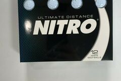 Liquidation & Wholesale Lot: Nitro Ultimate Distance 12 White Golf Balls 30 QTY NEW!