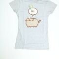 Bulk Lots: Women's Pusheen Heather Gray Cat T-Shirt Medium 15 QTY NEW!
