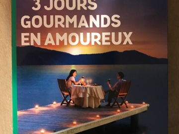 Vente: Coffret Wonderbox "3 jours gourmands en amoureux" (179,90€)