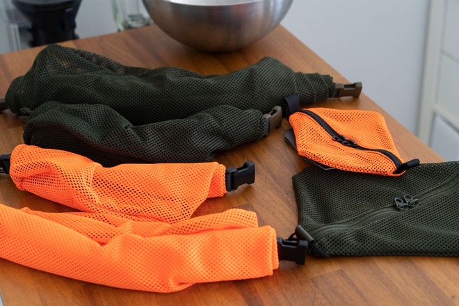 Savotta rolltop mesh bag & trinket pouch säilytyspussit 6 kpl
