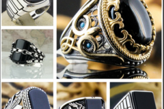 Buy Now: 50X Vintage Zircon Mixed Style Men's Rings
