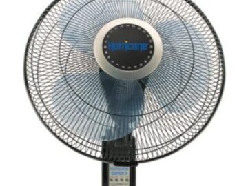  : Hurricane® Super 8 Oscillating Digital Wall Mount Fan 16″