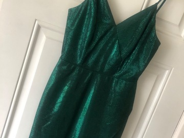 For Sale: River Island emerald green sparkly dress