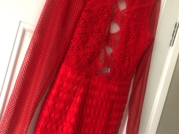 For Sale: Red lace dress