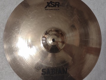 Selling with online payment: Sabian XSR 16" Fast Crash Cymbal