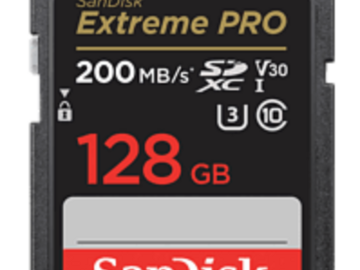 Myydään: SANDISK Extreme Pro SDXC 128GB 200MB/s memory c