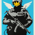 Selling with online payment: Banksy - Flying Copper, 2004