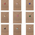 Buy Now: 90Pcs Women's Cardboard Butterfly Gold-plated Necklaces