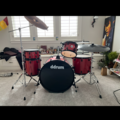 Selling with online payment: ddrums red metallic full set 