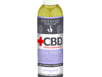 Liquidation & Wholesale Lot: Soothing Touch CBD Lavender Bath & Body Oil 100 mg