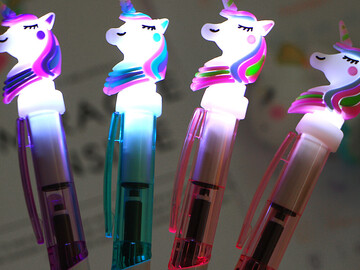 Buy Now: 50Pcs Creative Cartoon Unicorn Light Pen