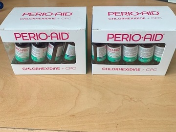 Nieuwe apparatuur: Twee dozen perio-aid chloorhexidine