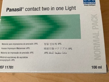 Nieuwe apparatuur: Panasil contact two in one light. Normal Pack 100ml
