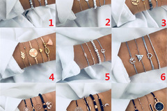 Comprar ahora: 35Set Vintage Fringe Boho Braided Bracelet Jewelry