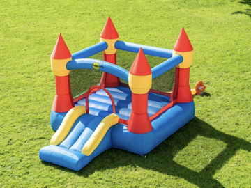 Rent per night (24 hour rental): Happy Hop Bouncy Castle with Slide 