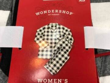 Liquidation & Wholesale Lot: Wondershop Womens Buffalo Check Two Piece Set  XS  Box of 6