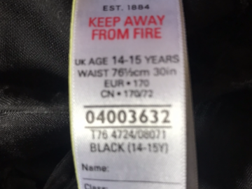 SELL: M&S Black Boys Trousers