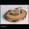 Vente au détail: Bague "Trait d’union" argent 