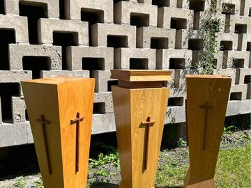 Vendre un article: Trio de colonnes d’églises