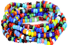 Comprar ahora: 60Pcs Bohemian Colorful Beaded Handmade Bracelets
