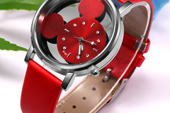 Buy Now: 36Pcs Cartoon Hollow Mouse Watches For Girls