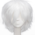 Selling with online payment: Short haired white wig