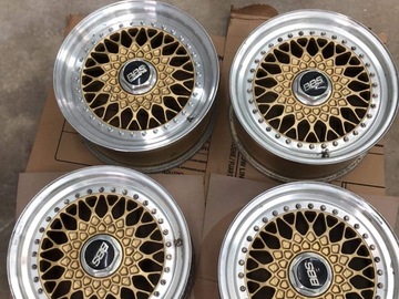 Selling: 16x8 et+21 5x112 BBS RS three piece wheels 