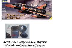 Selling with online payment: Mirage III revell plus exhaust jet