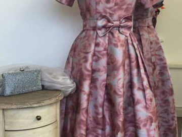 For Rent: Rose patterned occasion dress Size M