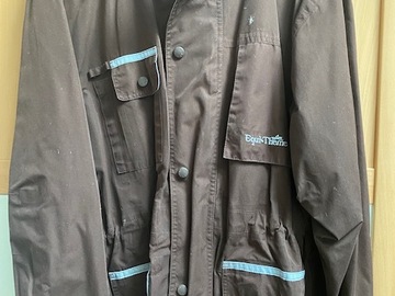 Selling: Parka Equi-Thème Marron / Turquoise taille S