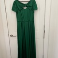 Selling: Emerald Green Silk Gown size L 