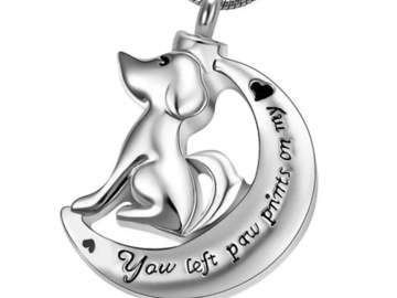 Buy Now: Lot of 14 Stainless Steel Pet Memorial Urn Necklaces with Pouches