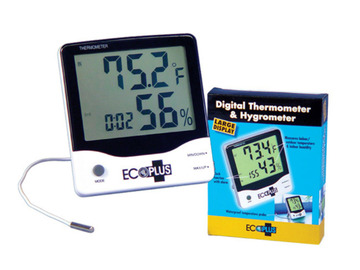  : Grower's Edge Large Display Thermometer / Hygrometer