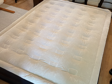 Rent per night: Airbed with in-built electric pump