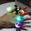 Buy Now: 120pcs Halloween Party Finger led Glow Toys Skull Pumpkin Ring
