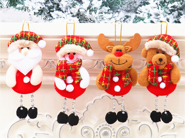 Comprar ahora: 100pcs Christmas tree Decorative Deer Snowman Pendant