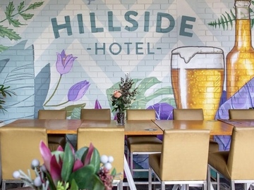 Book a table: Hillside Hotel | Now home of work from the pub 