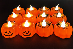 Buy Now: 100pcs halloween jack-o-lantern led electronic candle glow