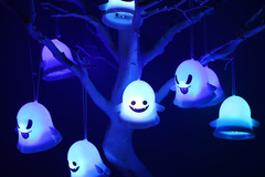 Comprar ahora: 100 pcs Halloween Ghost Light Cute LED Candle Night Light