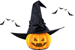 Comprar ahora: 30pcs Hallowmas pleated witch hat party witch hat black witch hat