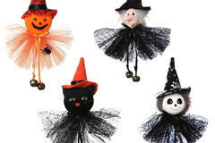Buy Now: 100pcs halloween decoration party pumpkin scary witch pendant