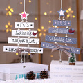 Comprar ahora: 50pcs  Christmas Tree Decorative Wooden Wind Chime Bells Pendant