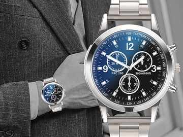 Comprar ahora: 30Pcs Luxury Stylish Quartz Watches for Men 